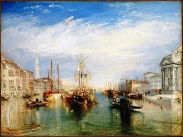 Venice, from the Porch of Madonna della Salute Artwork by Joseph Mallord William Turner