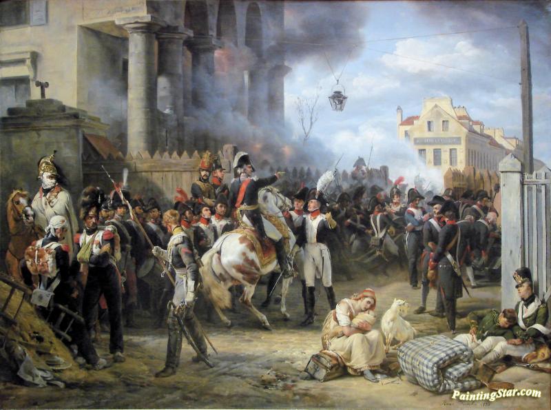 The Gate Of Clichy Artwork by Horace Vernet