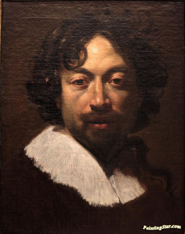 Self-portrait Artwork by Simon Vouet