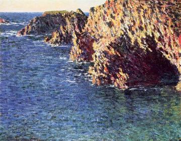 The Grotto of Port-Domois Artwork by Claude Oscar Monet
