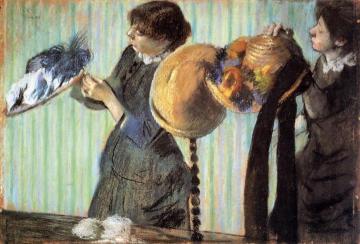 The Little Milliners Artwork by Edgar Degas