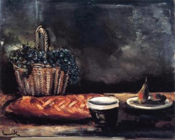 A Basket Of Grapes Artwork by Maurice De Vlaminck