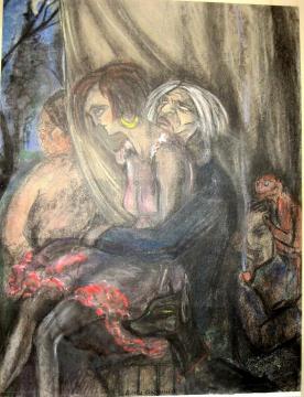 Frequenter Artwork by Boris Grigoriev