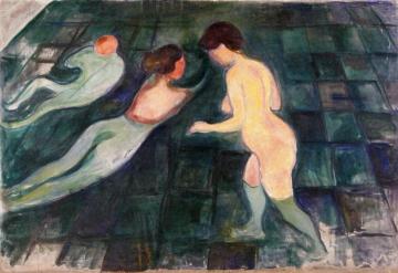 Bathing Women Artwork by Edvard Munch