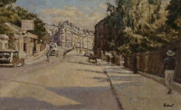 London Street, Bath Artwork by Walter Richard Sickert