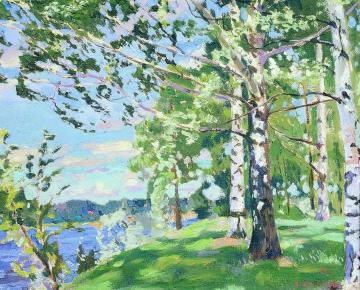 The Strong Wind Artwork by Arkady Rylov