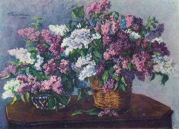 Lilacs Artwork by Pyotr Konchalovsky