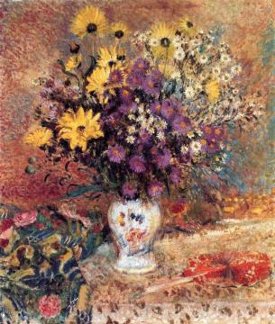 Vase of Flowers Artwork by Georges Lemmen