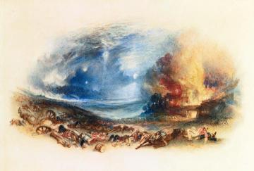 The Field of Waterloo Seen from Hougoumont Artwork by Joseph Mallord William Turner