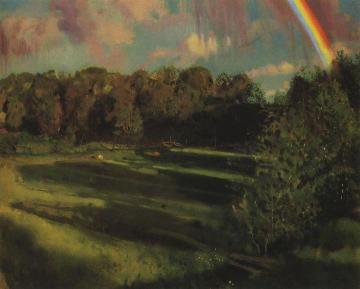 Evening Shadows Artwork by Konstantin Somov