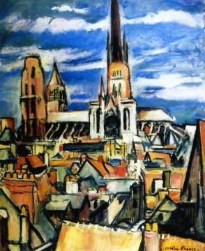 Rouen Cathedral Artwork by Emile-othon Friesz