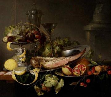Still-life With Fruit Artwork by Jan Davidsz De Heem