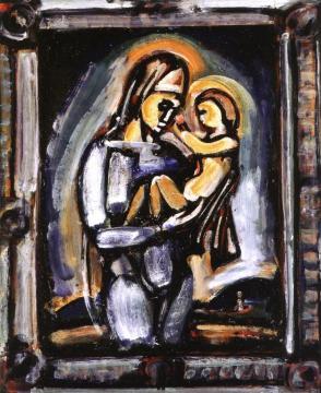 In These Dark Times Of Vainglory And Unbelief, Our Lady Of The Ends Of The Earth Remains Vigilant. Artwork by Georges Rouault