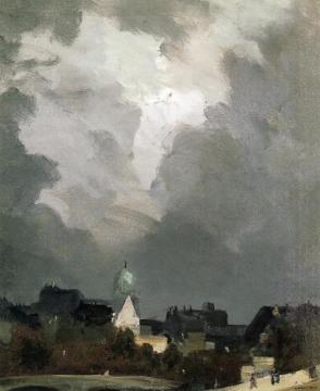 In Amsterdam Artwork by Robert Henri