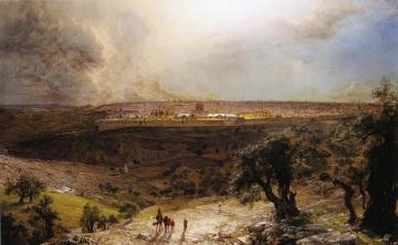 Jerusalem from the Mount of Olives Artwork by Frederic Edwin Church