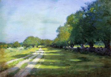 Sun Dappled Path Artwork by Arthur Wesley Dow