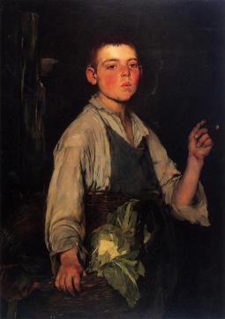 The Cobbler's Apprentice Artwork by Frank Duveneck
