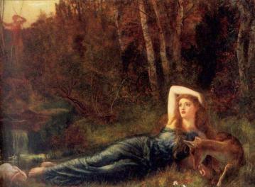 Endymion Artwork by Arthur Hughes