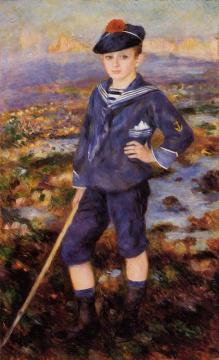 Sailor Boy Artwork by Pierre Auguste Renoir
