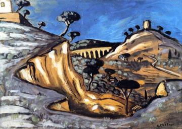 Quarry Near The Aqueduct At Nîmes Artwork by Auguste Chabaud