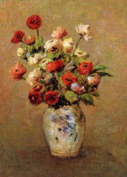 Bouquet of Flowers Artwork by Odilon Redon