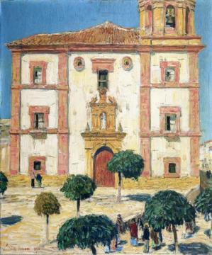 Cathedral at Ronda Artwork by Frederick Childe Hassam