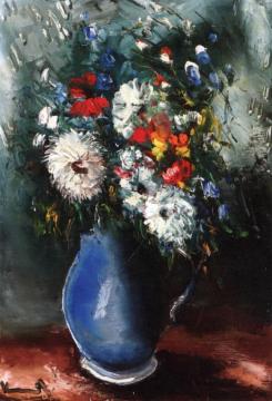 Vase Of Flowers Artwork by Maurice De Vlaminck