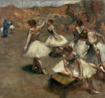 Dancers on a Stage Artwork by Edgar Degas