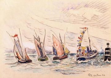 The Blessing of the Currents Artwork by Paul Signac