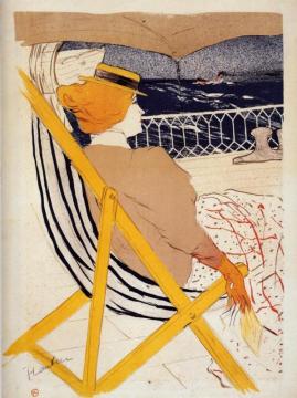 The Passenger In Cabin 54 Artwork by Henri de Toulouse-Lautrec