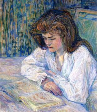 The Reader Artwork by Henri de Toulouse-Lautrec