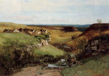 The Chateau d'Ornans Artwork by Gustave Courbet