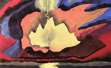 Thunder Shower Artwork by Arthur Dove