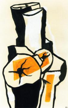 Tree Trunks Artwork by Fernand Léger