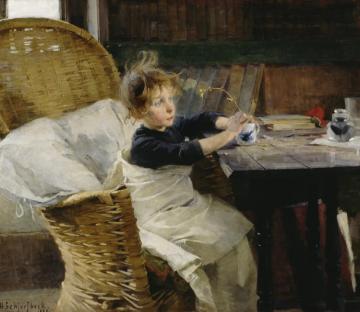 The Convalescent Artwork by Helene Schjerfbeck