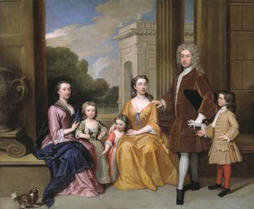 The Harvey Family Artwork by Sir Godfrey Kneller