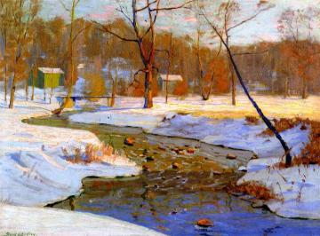 Along the Creek Artwork by Frank V. Dudley