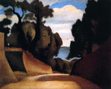 Entrance to the La Fresnaye Villa in Grasse Artwork by Roger de la Fresnaye