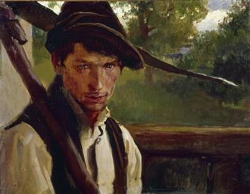 Hombre Con Azada Artwork by Fernando Alvarez Sotomayor