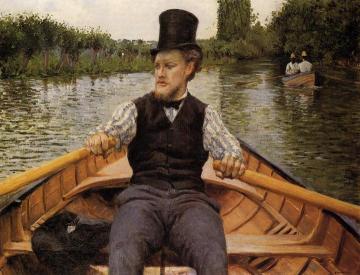 Boating Party Artwork by Gustave Caillebotte