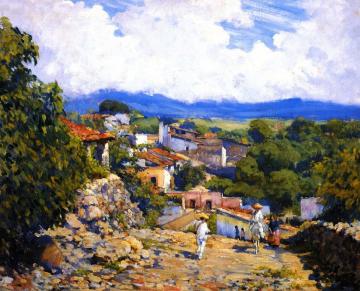 Road To Cortes, Cuernavaca Artwork by Alson Skinner Clark