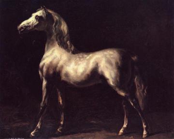 Grey Stallion Artwork by Thèodore Gèricault