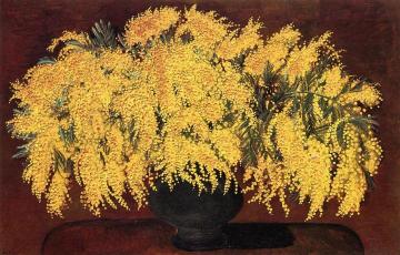 Mimosas Artwork by Moise Kisling