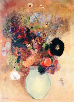 Black Poppy Artwork by Odilon Redon