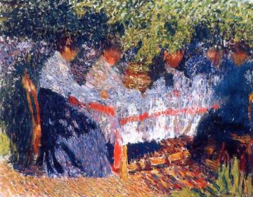 Afternoon Tea Artwork by Igor Grabar