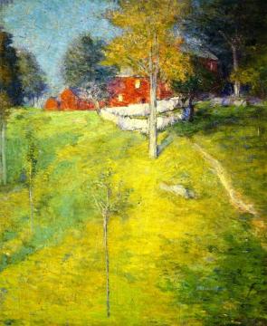 The Laundry, Branchville Artwork by Julian Alden Weir
