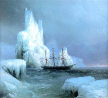 Icebergs Artwork by Ivan Constantinovich Aivazovsky