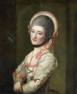 Portrait Of La Signora Anna Zamperini In The Character Of Cecchina In La Buona Figliuola Artwork by Nathaniel Hone