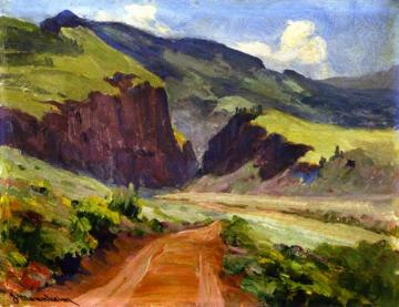 Wagon Wheel Gap Artwork by Jean Mannheim