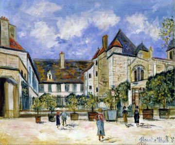 Saint-Jean-d'Ardieres, Rhone Artwork by Maurice Utrillo